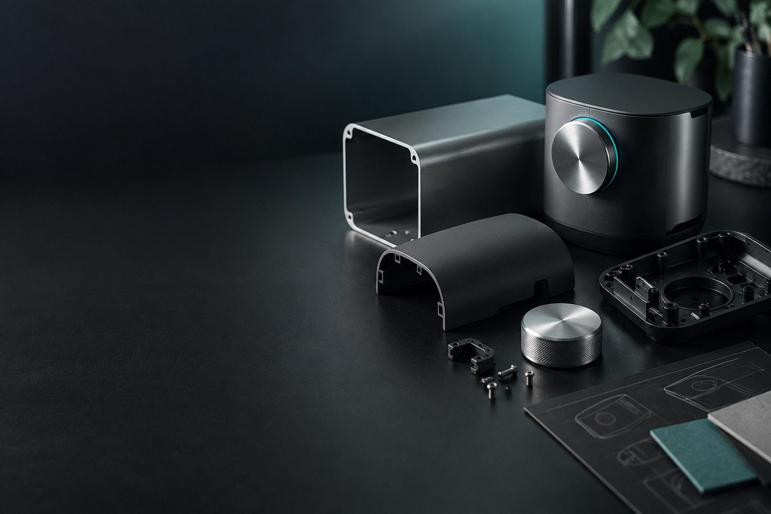 Unbranded consumer product development enclosures, controls and prototype components.