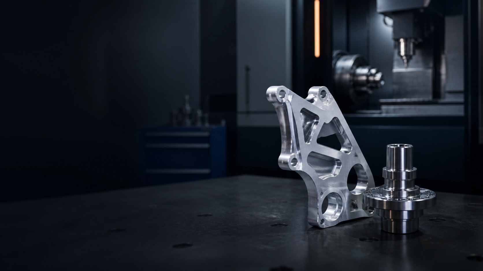 Precision-machined metal components